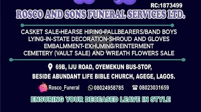 Rosco and Sons Funeral Services logo