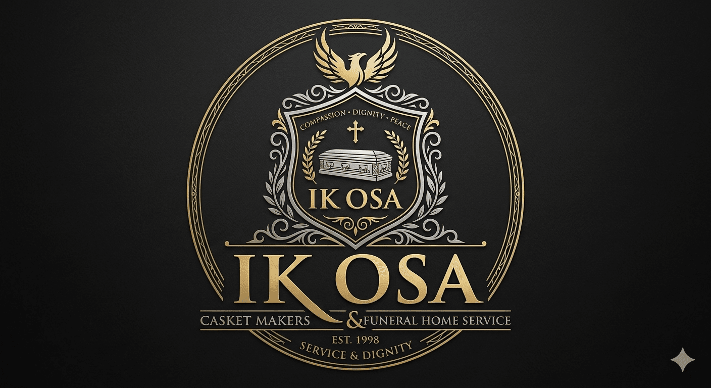 IK OSA Casket Makers and Funeral Home Service logo